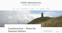 Desktop Screenshot of goldenspiraljourney.com